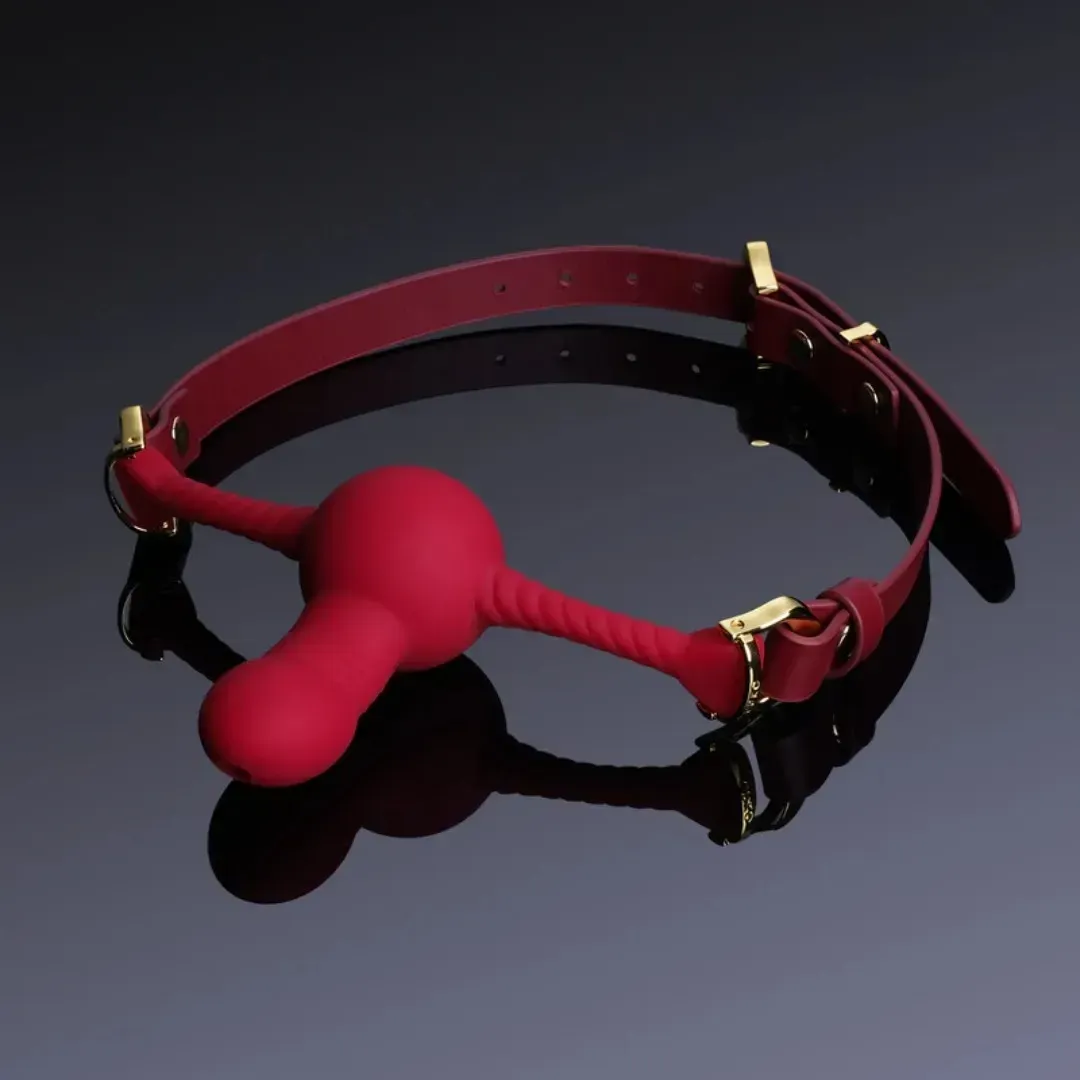 kliap-v-forme-dyldo-upko-desire-for-mouth-bondage-collection-dildo-krasnyi-73103004086988
